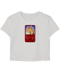 White Baby Tee Front Design